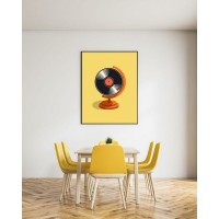 Плакат "34;Просто Постер "34; Глобус 90x120 в подарочном тубусе 388407470761
