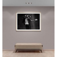 Постер "34;Просто Постер "34; Майкл Джексон - На сцене 60x90 в раме Металл