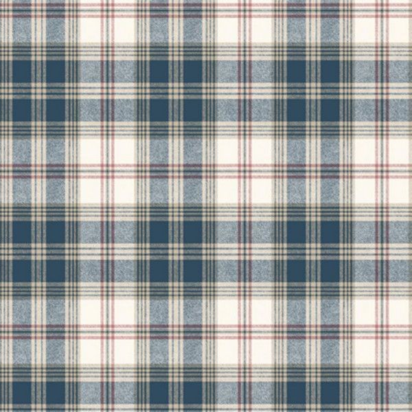 Обои бумажные York Wallcoverings Houndstooth синие ML1228 0.52 м