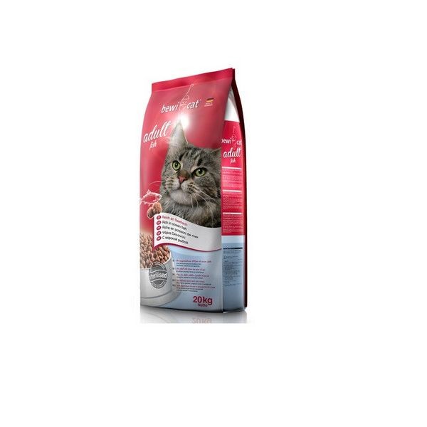 Сухой корм для кошек BEWI CAT Adult Рыба 20 кг