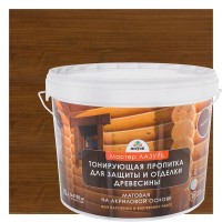 Пропитка Мастер Лазурь цвет махагон 10 л