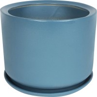 Горшок цветочный Орфей o29 h29 см v12 л керамика бирюзовый