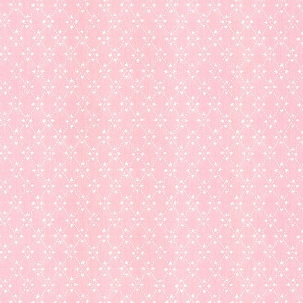 Обои виниловые Aura Little England I розовые 0.53 м AB31048