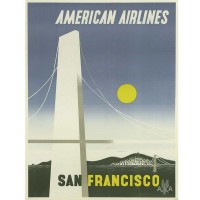 Постер Просто Постер American Airlines 40х50 см