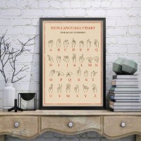 Плакат "34;Просто Постер "34; Язык жестов 90x120 в подарочном тубусе 456505297261