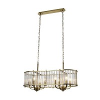 Люстра подвесная Lumien Hall LARIANA LH3038/8PR-CO-CL E14 8 ламп 24 м²
