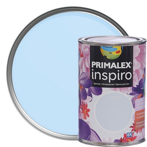 Краска Primalex Inspiro 1 л цвет голубой