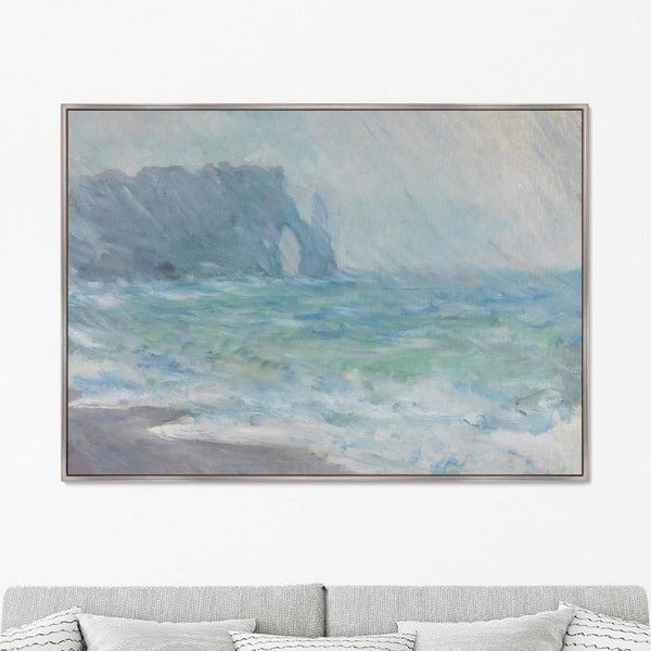 Картина Картины в Квартиру The Manneport Etretat In The Rain KVK1-225045514, 75х105 см