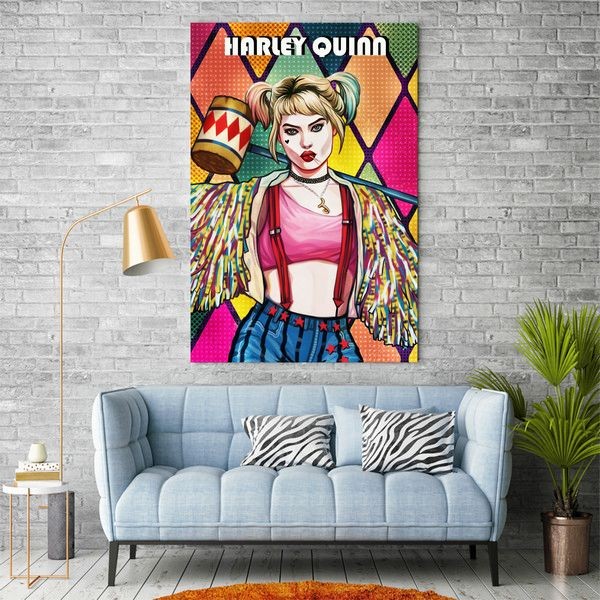 Плакат "34;Просто Постер "34; Harley Quinn: Birds of Prey 90x120 в подарочном тубусе 544303606401