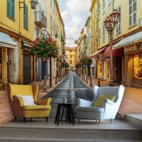 Фотообои Urban Style Пешеходная улочка UST3044 300х270 см