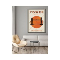 Постер ПростоПостер Tower Bridge 136213981236, 40х50 см