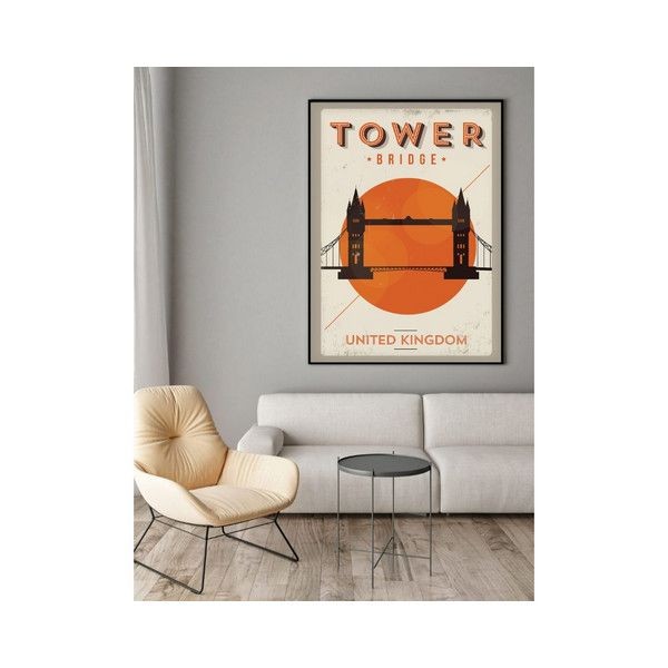 Постер ПростоПостер Tower Bridge 136213981236, 40х50 см