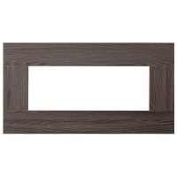 Витрина для шкафа Delinia «Фрейм тёмный» 60x35 см, ЛДСП, цвет коричневый