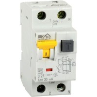 Автомат дифференциальный IEK серия Home 1 полюс 20 А
