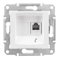 Розетка телефонная Schneider Electric SEDNA SDN4101121