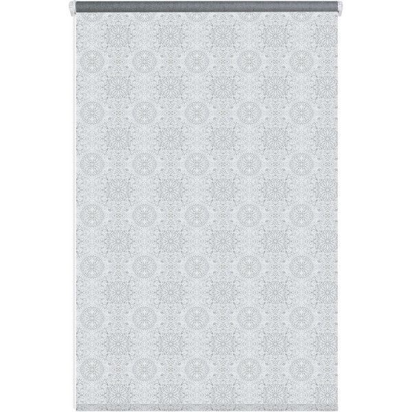 Штора рулонная Neo Classic Мандала 50x160 см серая
