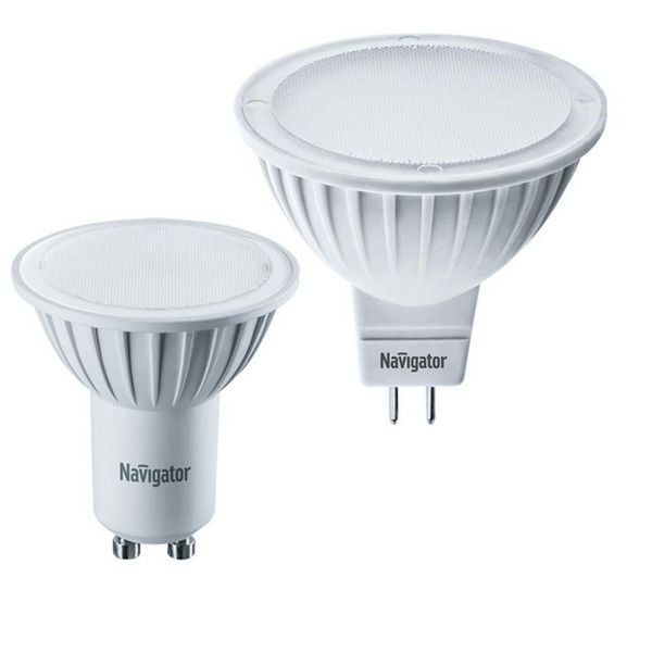 Лампа Светодиодная (Led) Mr16 07W 3000 К Gu5,3 Тепл, Свет (20/100) "34;Navigator "34; 94 244
