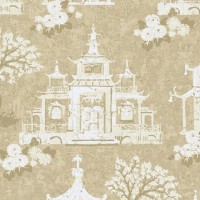 Виниловые обои York Wallcoverings бежевые TH6339 0.68 м