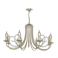 Люстра Freya Nicole FR2008PL-08BZ, E14 8 ламп 32 м²