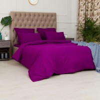 Комплект постельного белья «Violet» полутораспальный, сатин, 70x70 см