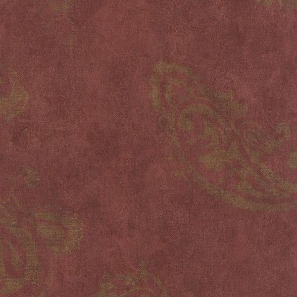 Виниловые обои York Wallcoverings красные HA1202 0.52 м