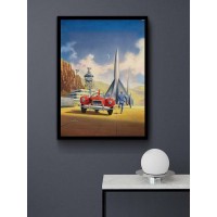 Постер "34;Просто Постер "34; Перед стартом ракеты 60x90 в подарочном тубусе Металл