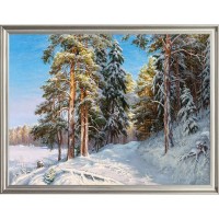 Картина на холсте Русская коллекция Мороз БС-х3, 68х88 см