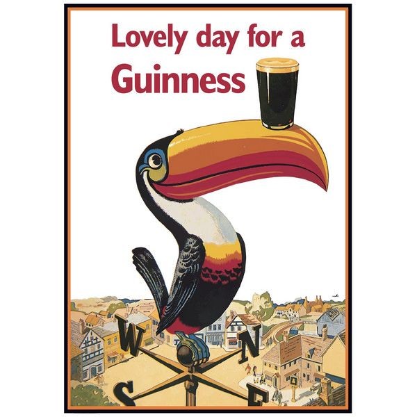Плакат "34;Просто Постер "34; Guiness 90x120 в подарочном тубусе 894862391651