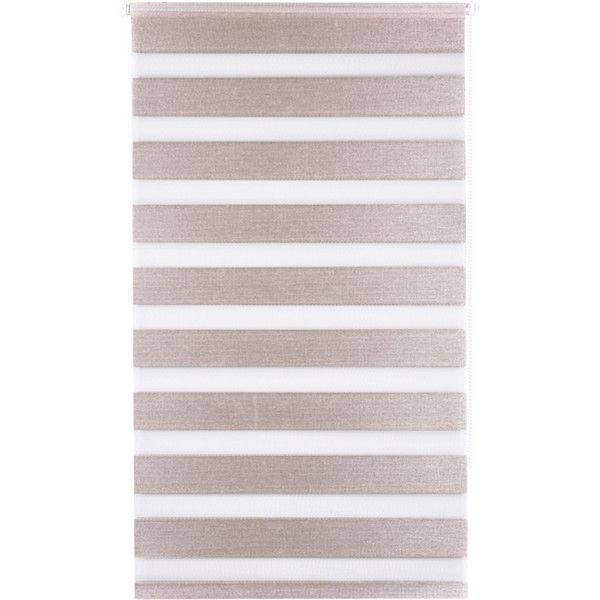 Штора рулонная день-ночь Miamoza Blackout 70x160 см, цвет молочный