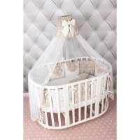 Комплект постельного белья AmaroBaby Элит в кроватку, бязь 18 предметов