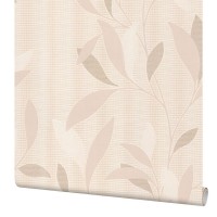 Обои виниловые Home Color Algae бежевые 0.53 м 11027-21