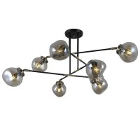 Люстра потолочная Seven Fires Kles SF4024/8C-BK-AB E14 8 ламп