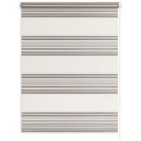 Штора рулонная день-ночь Miamoza Verona 80x160 см серая