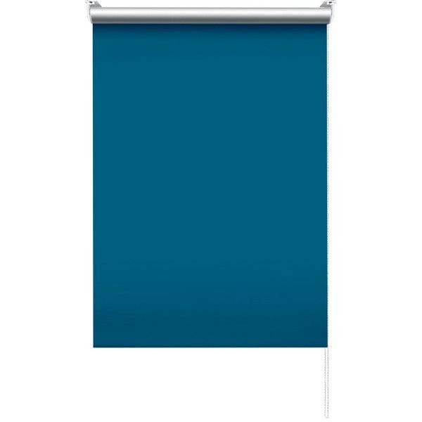 Штора рулонная блэкаут 50x175 см синяя