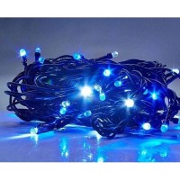 Электрогирлянда наружная «Нить» 10 м 100 LED синий 8 режимов
