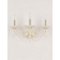 Настенный светильник Bohemia Ivele Crystal 108B.3.165.G E14 цвет золотой