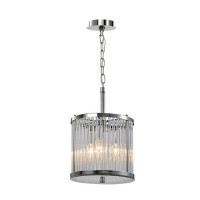 Люстра подвесная Lumien Hall LARIANA LH3038/3P-A-NK-CL E14 3 лампы 9 м²