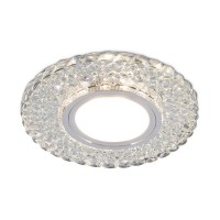 Светильник точечный встраиваемый Electrostandard 2235 MR16 CL, прозрачный 2 м² под отверстие 60 мм