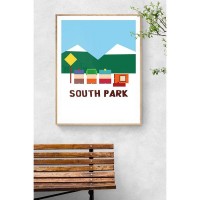 Плакат "34;Просто Постер "34; South Park : Саус Парк 90x120 в подарочном тубусе 156606831291