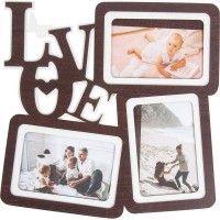 Фотосет Love, 3 фото, размер фото 10x15 см, цвет венге
