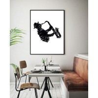 Плакат "34;Просто Постер "34; Саксофон 90x120 в подарочном тубусе 998804378741