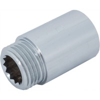 Удлинитель, внутренняя резьба, 1/2 "34;х30 мм, цвет хром