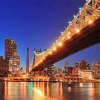 Фотообои Divino Decor Огни ночного города A-065 300х147 см
