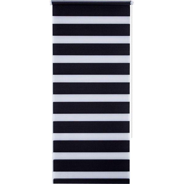 Штора рулонная день-ночь Miamoza Silver 60x160 см, цвет графит