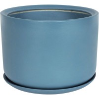Горшок цветочный Орфей o24 h24 см v6 л керамика бирюзовый