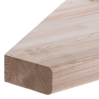 Ступень 40x950x950 мм лиственница сорт AB сращенная угловая