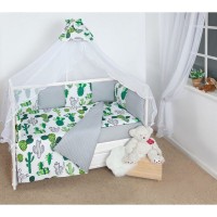 Комплект постельного белья AmaroBaby в кроватку, бязь 19 предметов