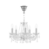 Люстра подвесная Bohemia Ivele Crystal 104.5.141.Ni E14 5 ламп 10 м²