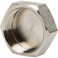 Заглушка Valtec, внутренняя резьба, 1 "34;, никелированная латунь