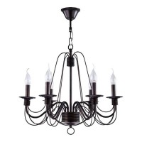 Люстра Freya Velia FR2046-PL-06-BR, E14 6 ламп 24 м²